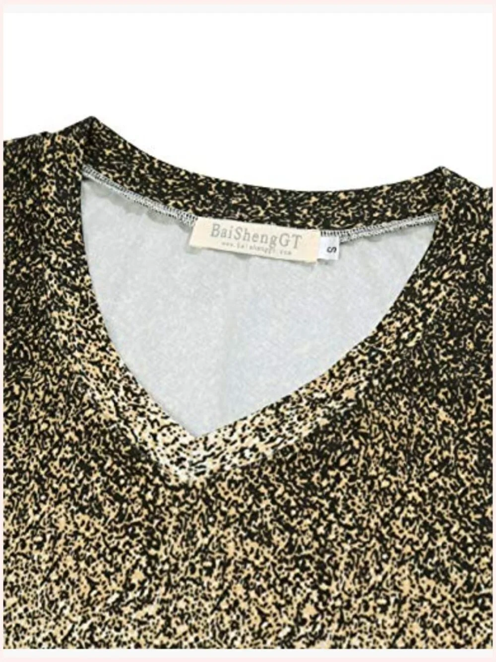Long Sleeve Tunic Top for Leggings V-Neck Blouse Stretch - Picture 3 of 7